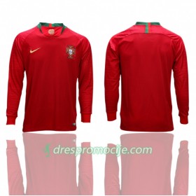 Portugal Dres Domaći Svjetsko prvenstvo 2018 Dugim Rukavima